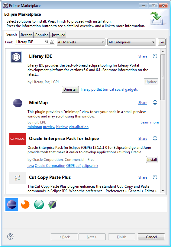 install Liferay Ide