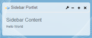 Gentics Sidebar Portlet